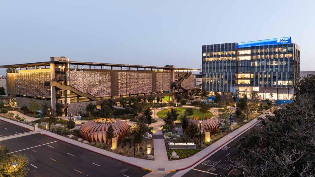 Modern hospital building with advanced healthcare facilities providing quality hospital services.